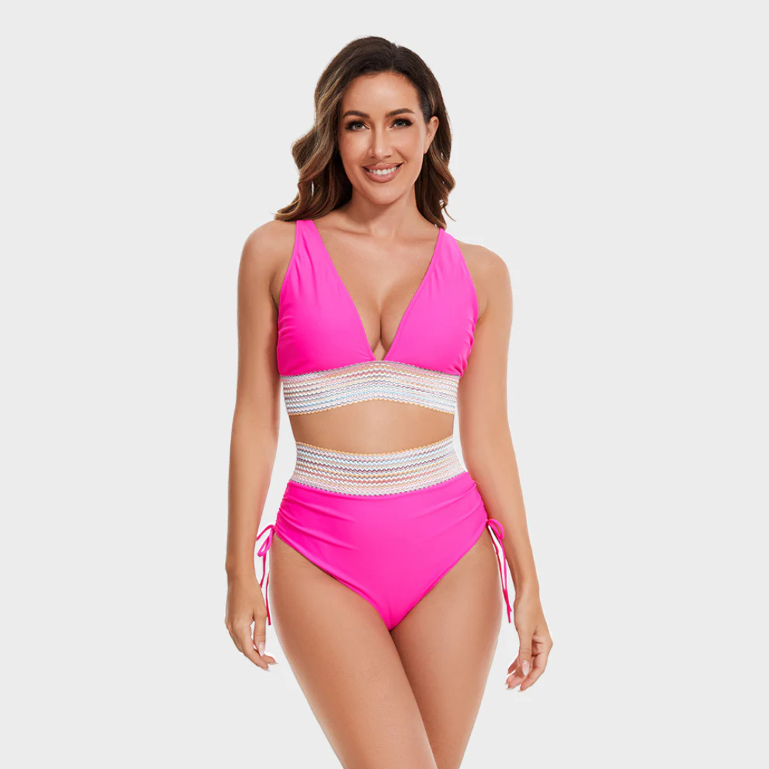 Noor - Høj Talje Bikini Sæt