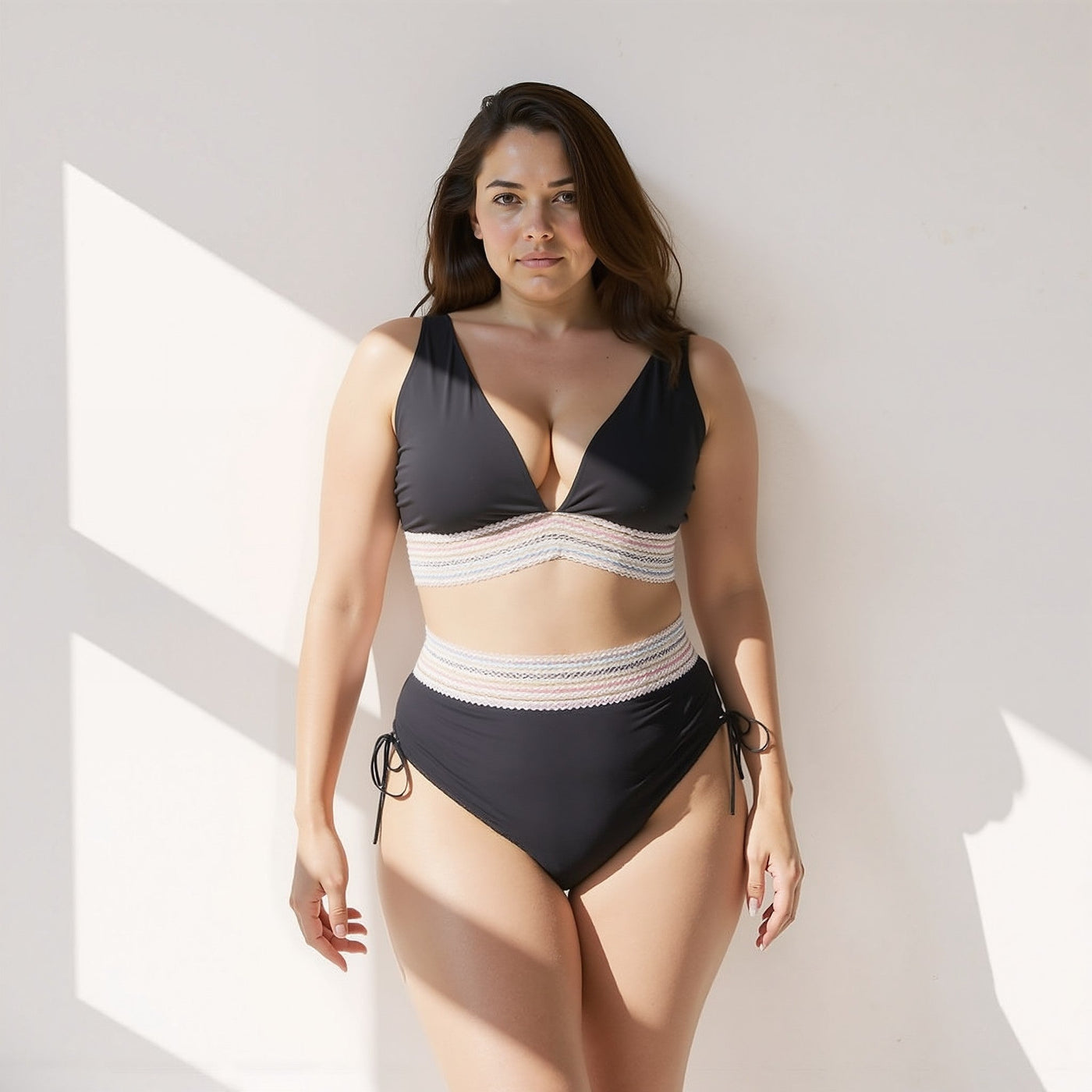 Noor - Høj Talje Bikini Sæt