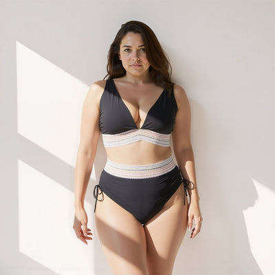 Noor - Høj Talje Bikini Sæt
