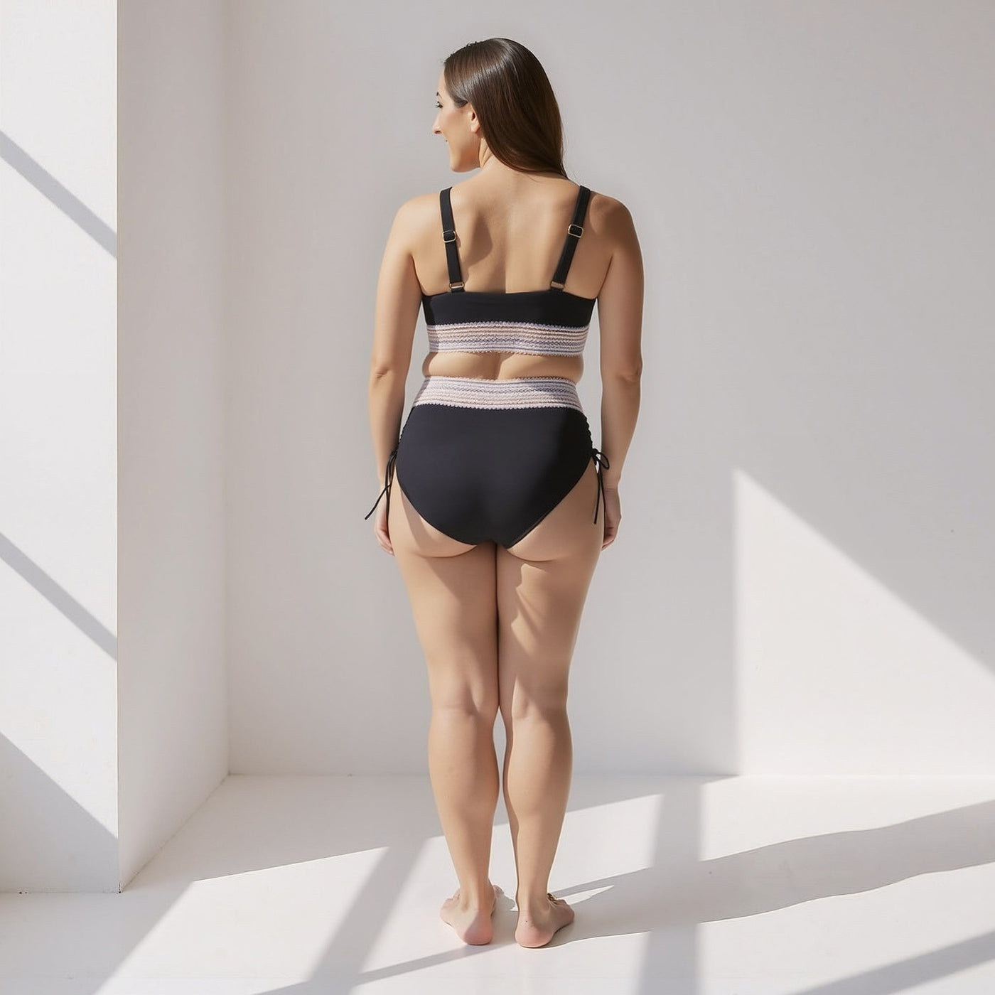 Noor - Høj Talje Bikini Sæt