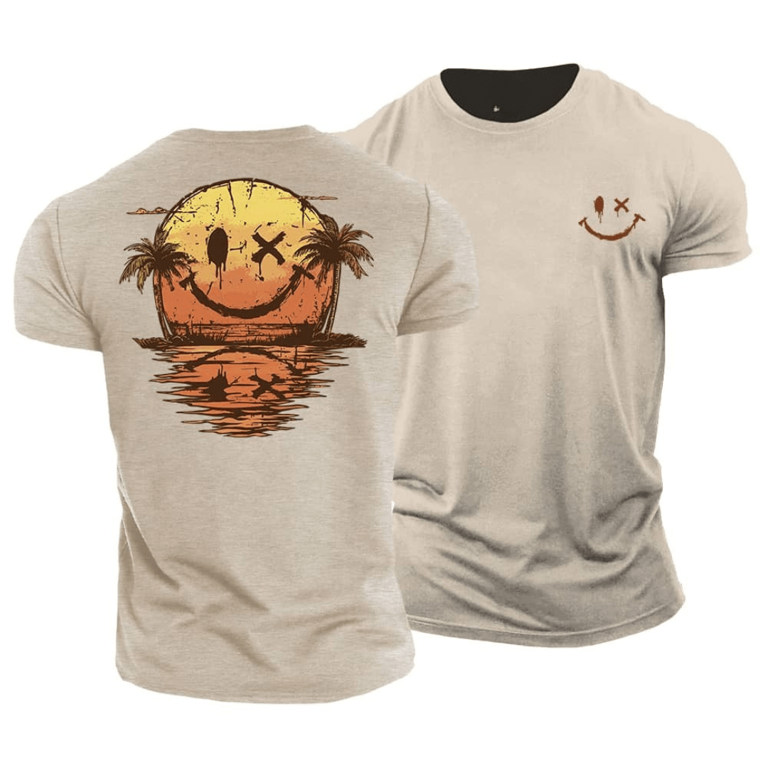 Sommer Smiley Hav T-Shirt